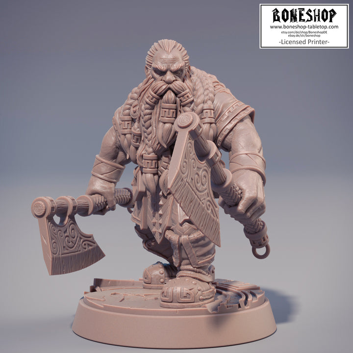 Dwarfs Of Dark Deep „Petri Redhalla" Daybreak Miniatures 28mm - 35mm Boneshop
