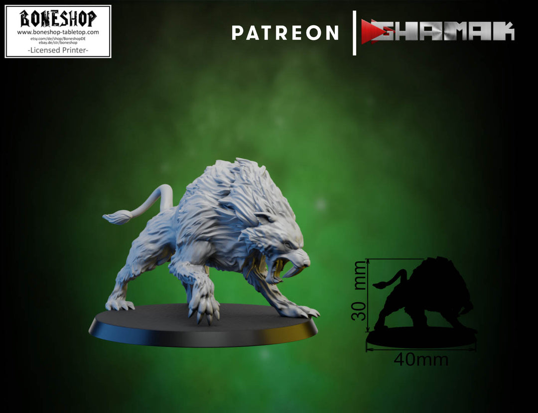 Persian Ogre „Sabrewolf 1" | 28mm - 35mm | RPG | DnD | Tabletop | Boneshop