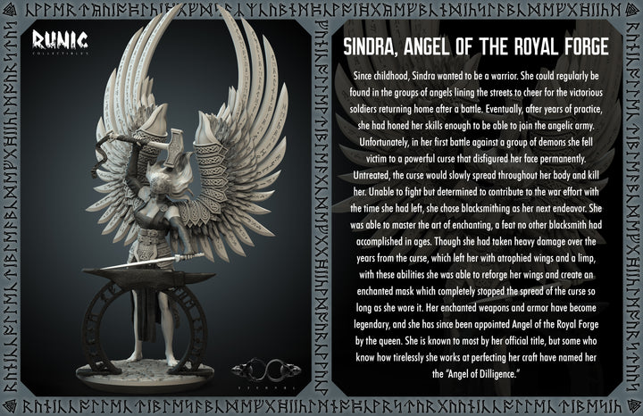 Legendary Angels „Sindra Angel of the Forge“ 28mm-35mm | RPG | DnD | Boneshop