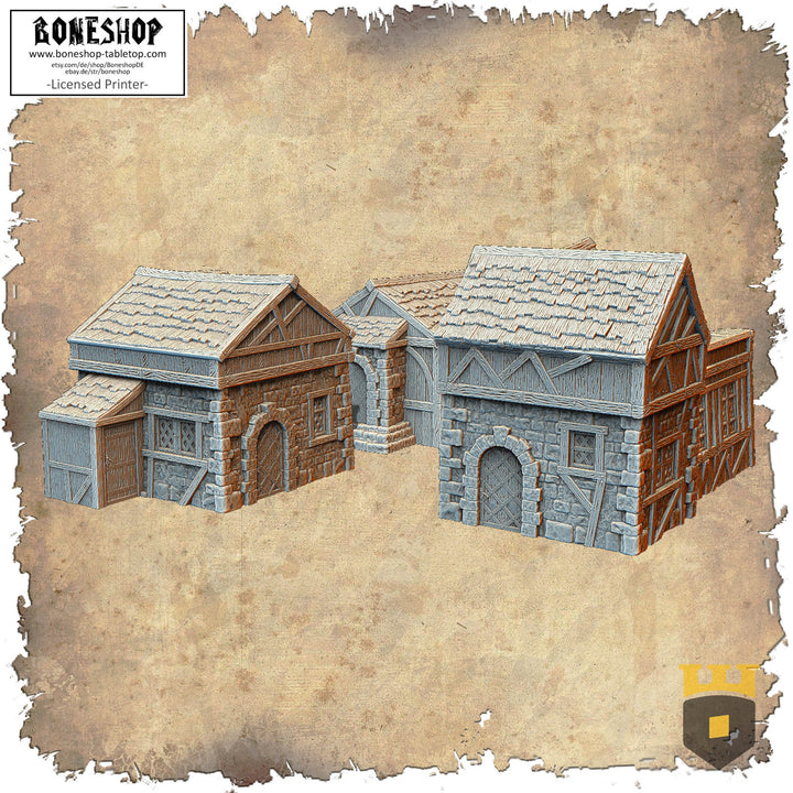 Leichheim „Slum Building Set of 3 BUNDLE“ 28mm-32mm | Boneshop