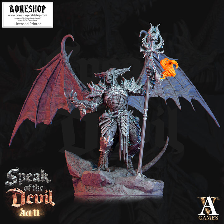 Speak of the Devil II „Agonite Devil 4" 32mm - 40mm | RPG | DnD | Boneshop