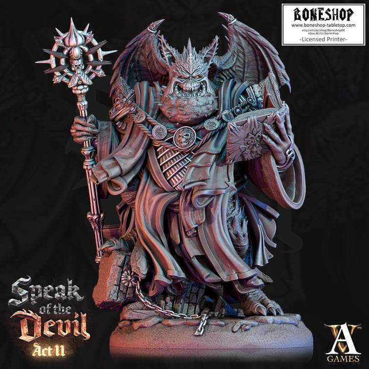 Speak of the Devil II „Varicite Devil 4" 32mm - 40mm | RPG | DnD | Boneshop