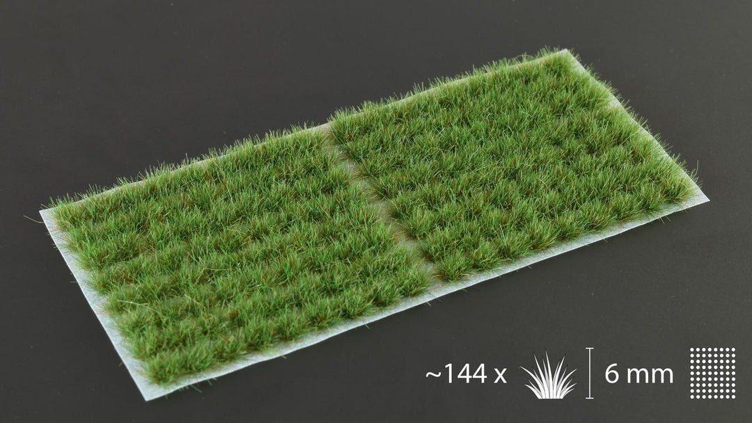 Grass Tufts : Strong Green 6mm - Small