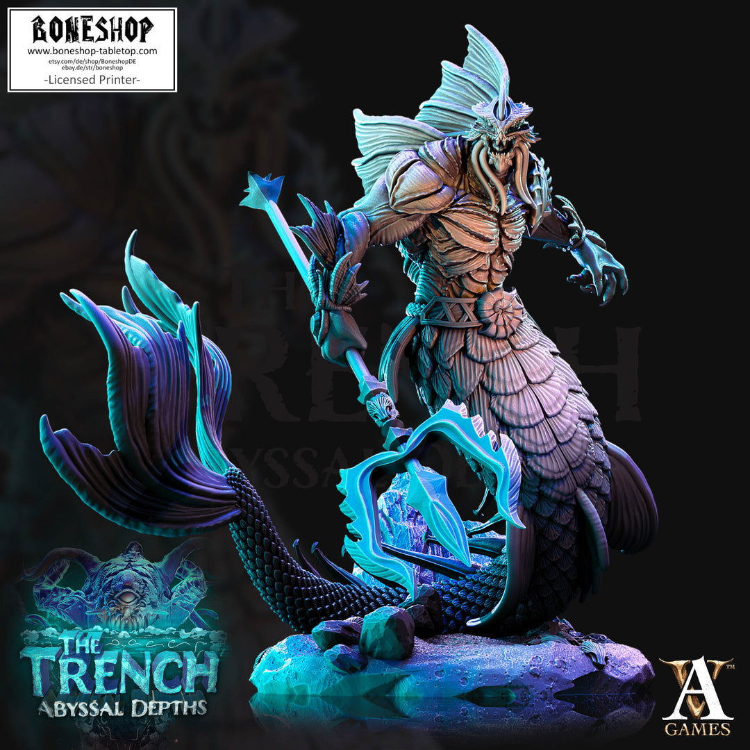 The Trench Abyssal Depths „Merrow 4" Archvillain Games | 32mm - 40mm | Boneshop
