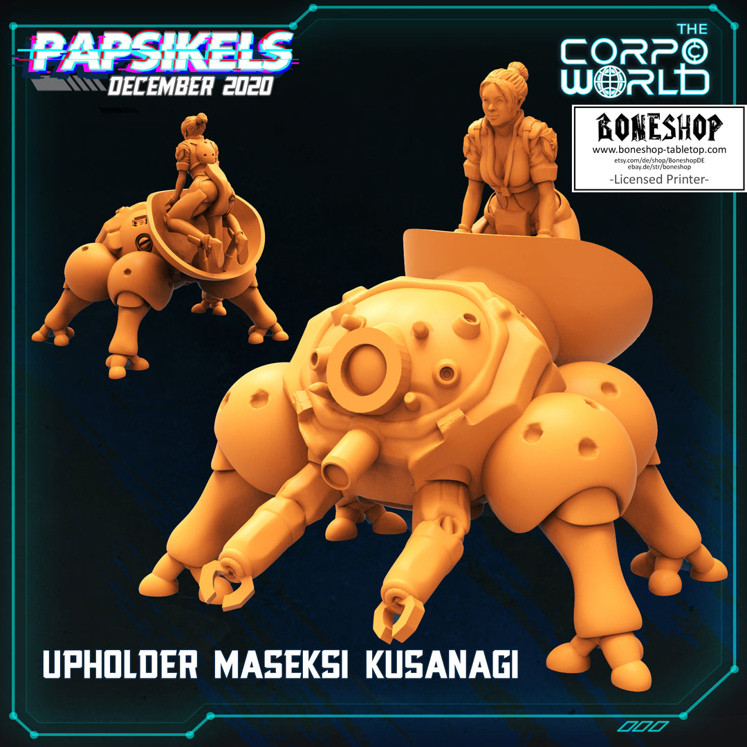 Corpo World „Upholder Maseksi Kusanagi" 28mm - 35mm | Cyberpunk | RPG | Boneshop