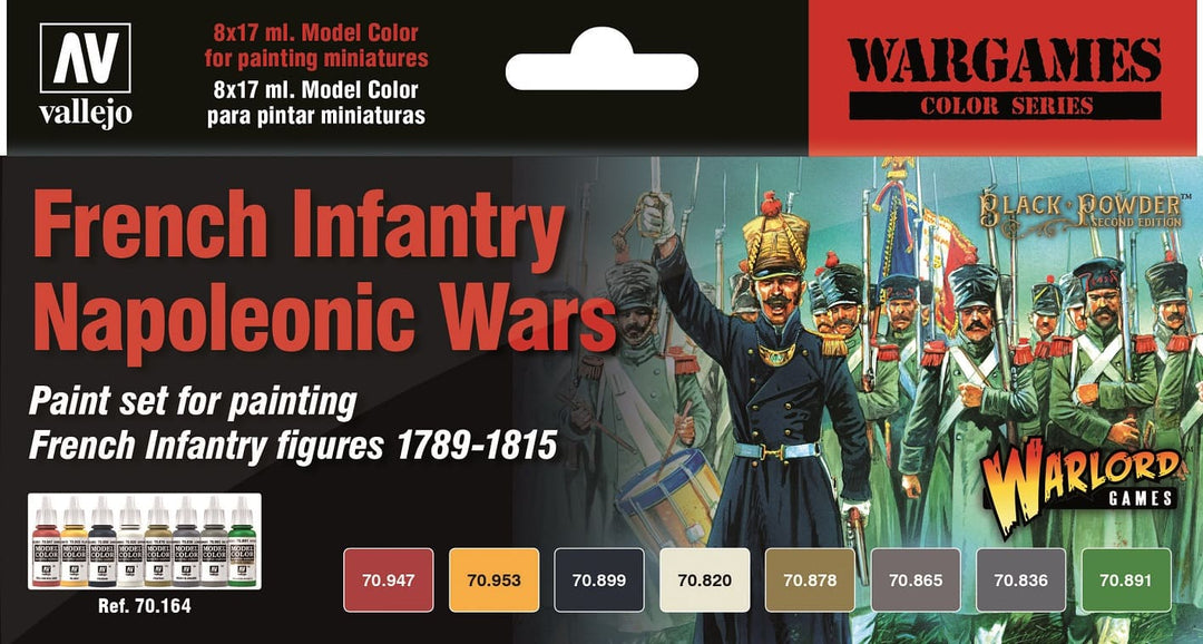 Model Color: French Infantry Napoleonic Wars 1789 -1815 Paint Set