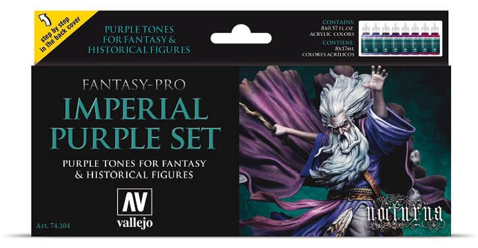Model Color: Fantasy-Pro Imperial Purple Paint Set
