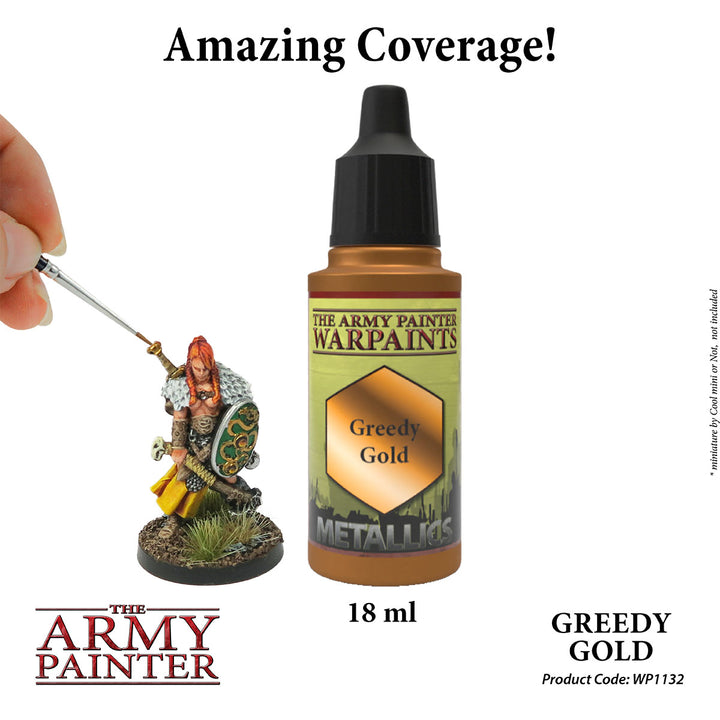 The Army Painter: Warpaint  Metallic Greedy Gold