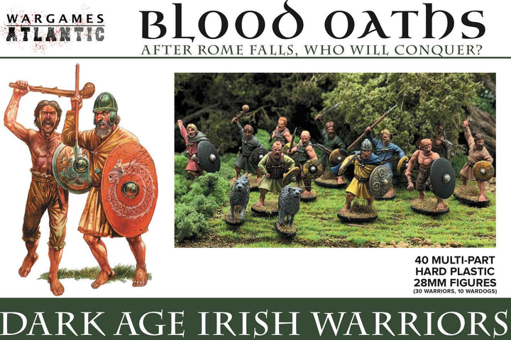 Blood Oaths „Darkage Irish Warriors“ BASE-Bundle Wargames Atlantic 28mm Boneshop