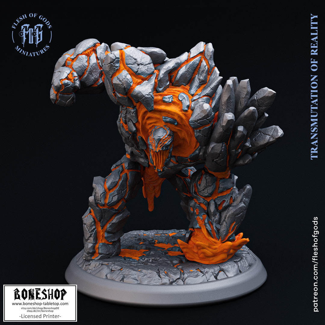 Reality Transmutation „Lava Golem“ 28mm-35mm | RPG | Boneshop