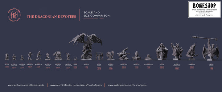 Draconian Devotees „Dracolich“ 28mm-35mm | RPG | Boneshop