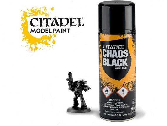 Chaos Black Spray Paint (62-02)