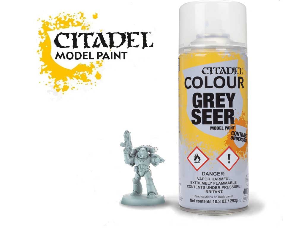  Citadel Paint Contrast Spray: Grey Seer : Arts, Crafts