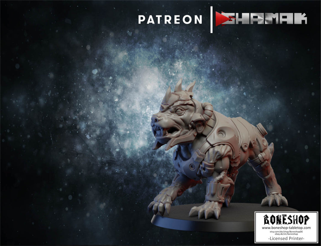 Sci-Fi Amazons „Dog 2" 28mm-35mm | RPG | DnD | Tabletop | Boneshop