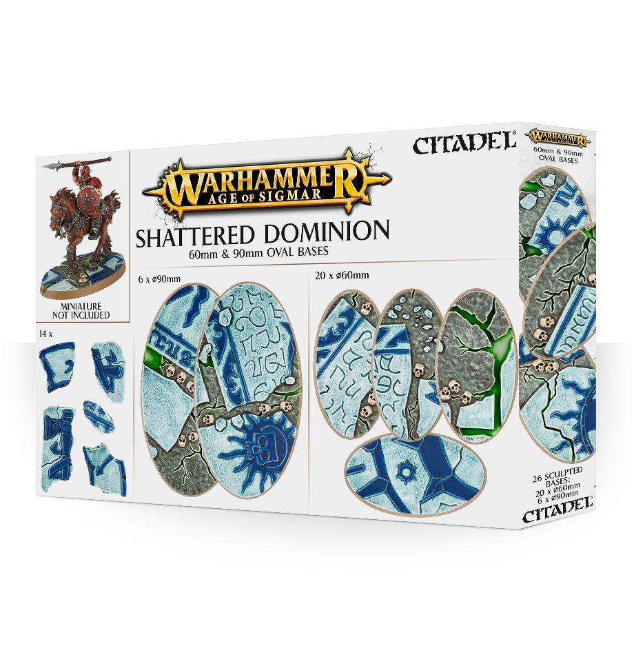 Warhammer Age of Sigmar Shattered Dominion 60 & 90 mm Oval (66-98)