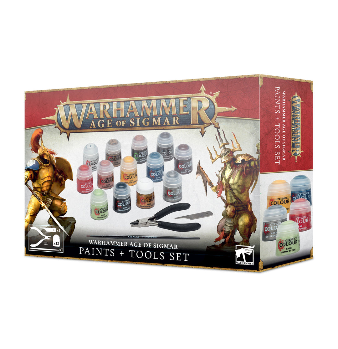 Warhammer Age of Sigmar: Paint + Tools Set (80-17)