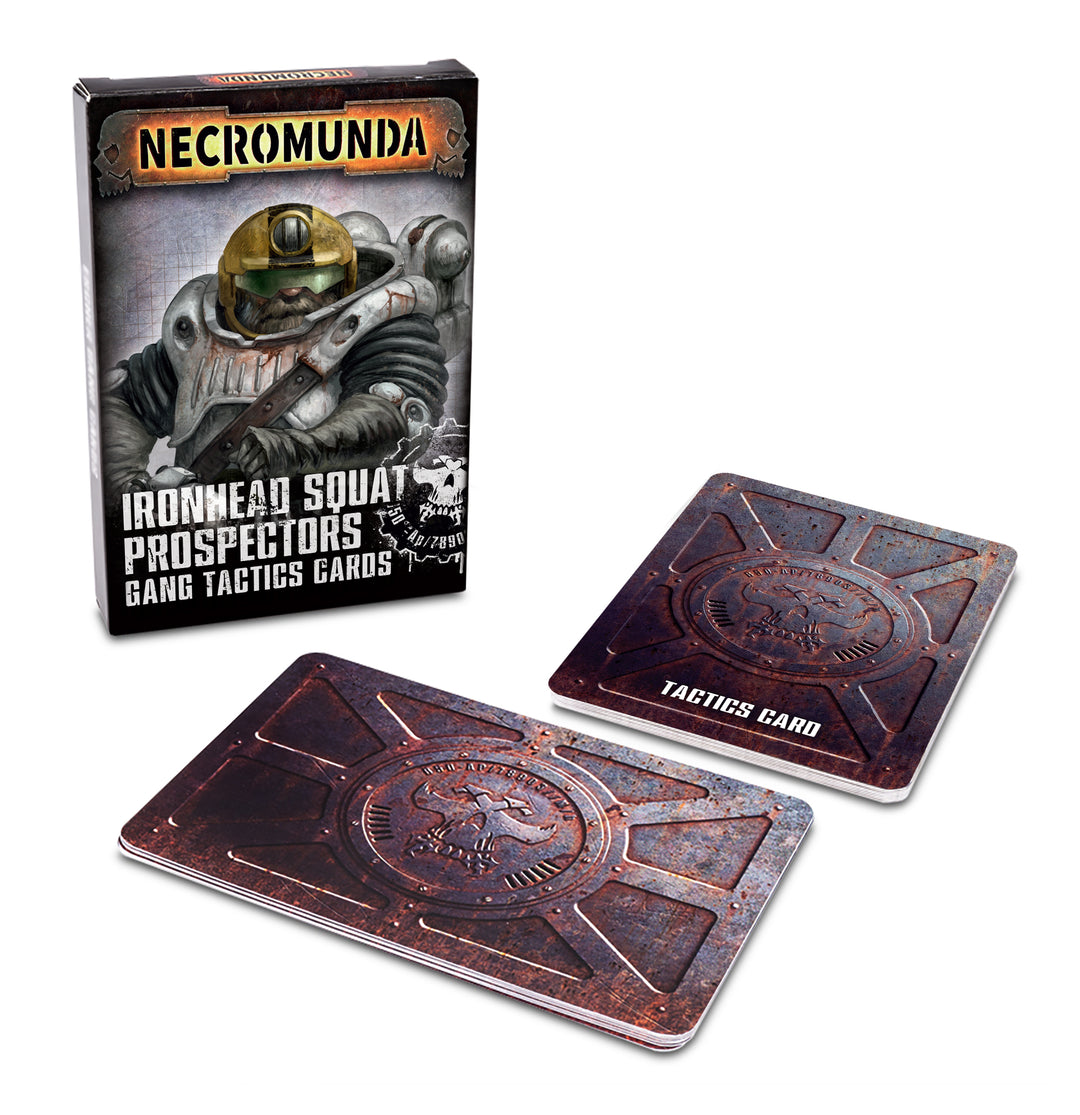 Necromunda: Ironhead Squat Prospectors Tactics Cards (ENG) (301-04)