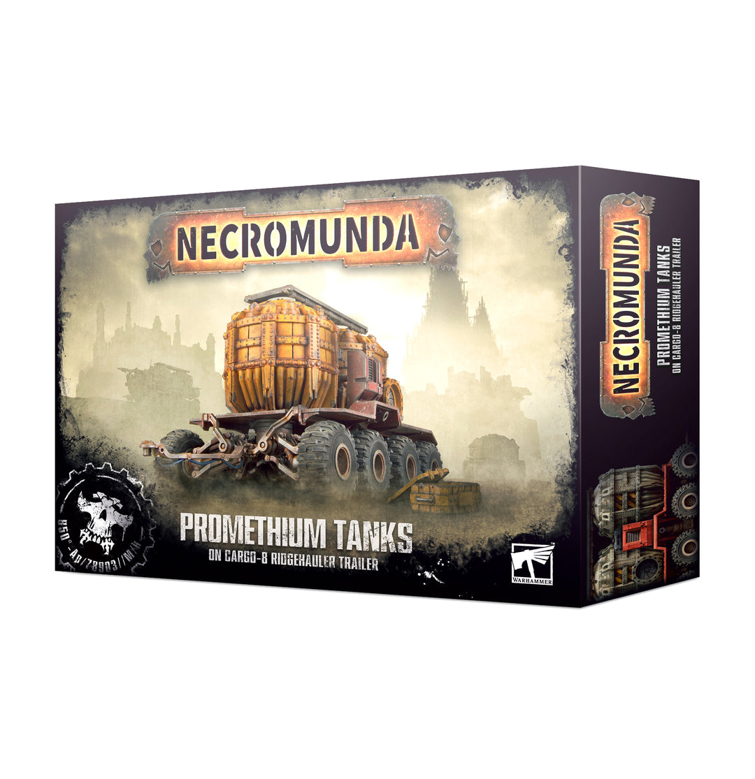 Necromunda: Promethium Tanks on Cargo-8 Ridgehauler Trailer (301-12)