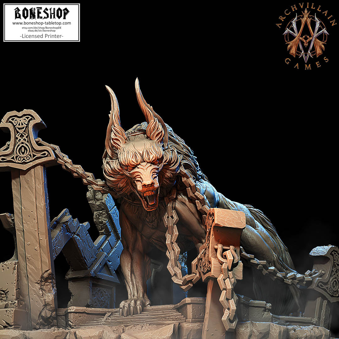 Moonbitten „Fenris the Lycan God" | 32mm - 40mm | DnD | RPG | Premium | Boneshop