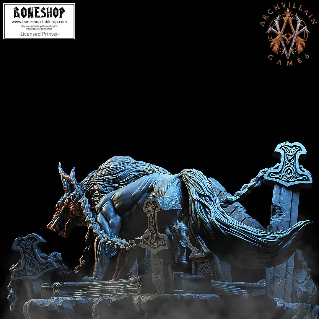 Moonbitten „Fenris the Lycan God" | 32mm - 40mm | DnD | RPG | Premium | Boneshop
