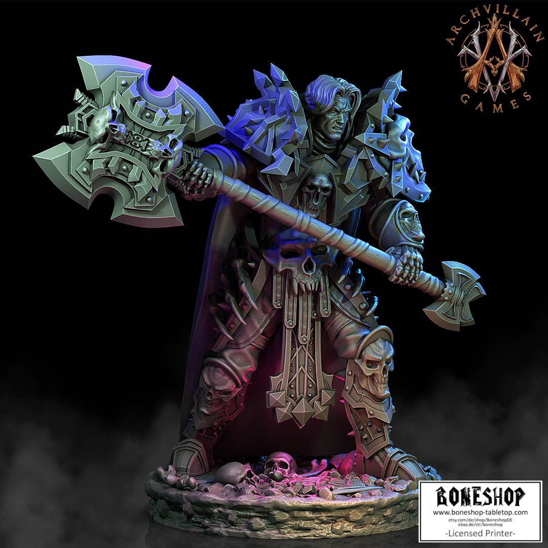 Deathknight Order „Deathcrown 3" | 32mm - 40mm | DnD | RPG | Premium | Boneshop