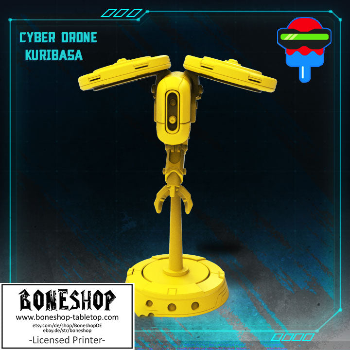 Pack 5 „Drone Kuribasa" Papsikels | 28mm - 35mm | Cyberpunk | RPG | Boneshop