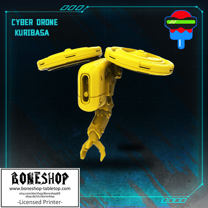 Pack 5 „Drone Kuribasa" Papsikels | 28mm - 35mm | Cyberpunk | RPG | Boneshop