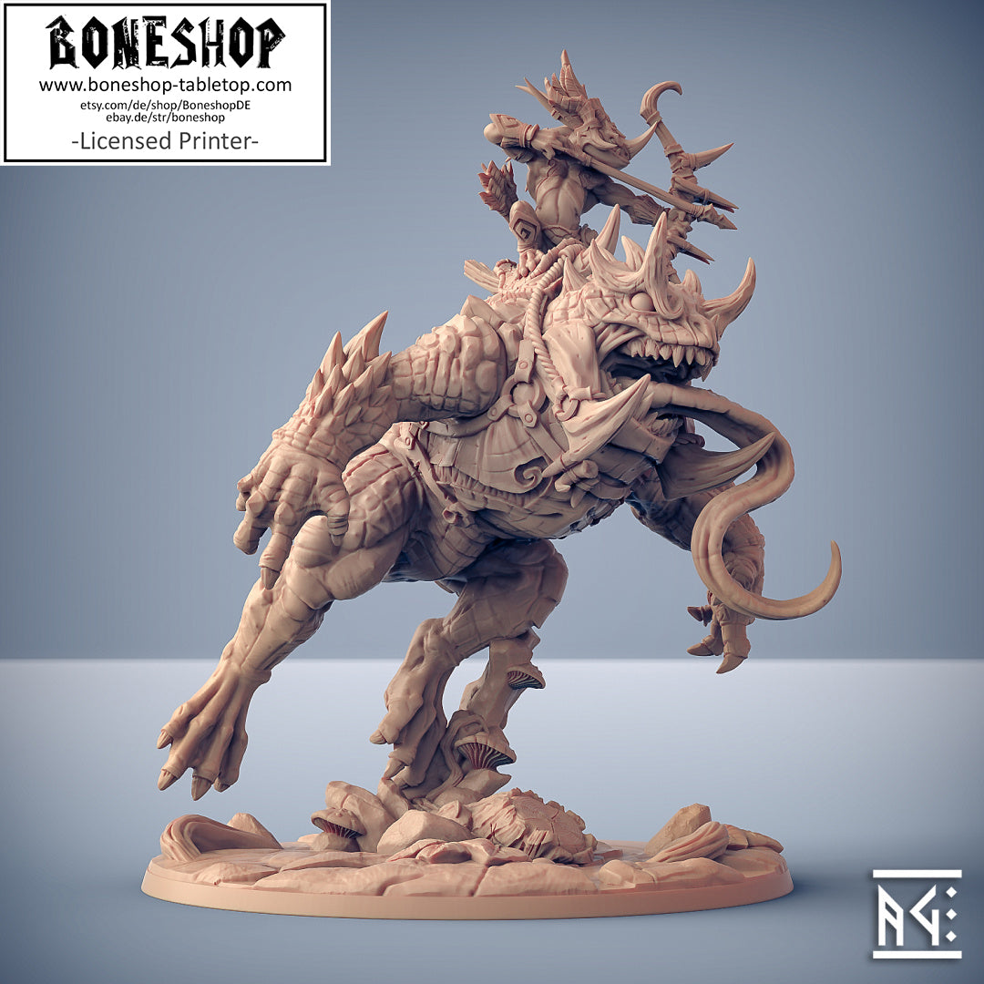 Swamp Gurunda „Demonfrog + Rosputakk“ Artisan Guild | 28mm-35mm | RPG | Boneshop