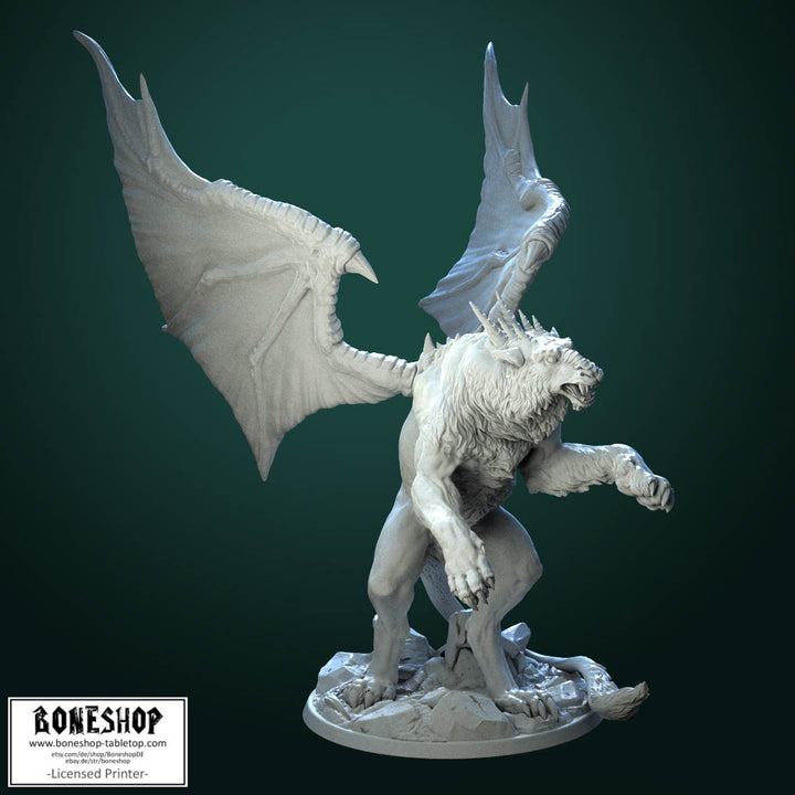 Fantasy „O'elle Dragon v1“ White Werewolf Tavern | 28mm-35mm | RPG | Boneshop