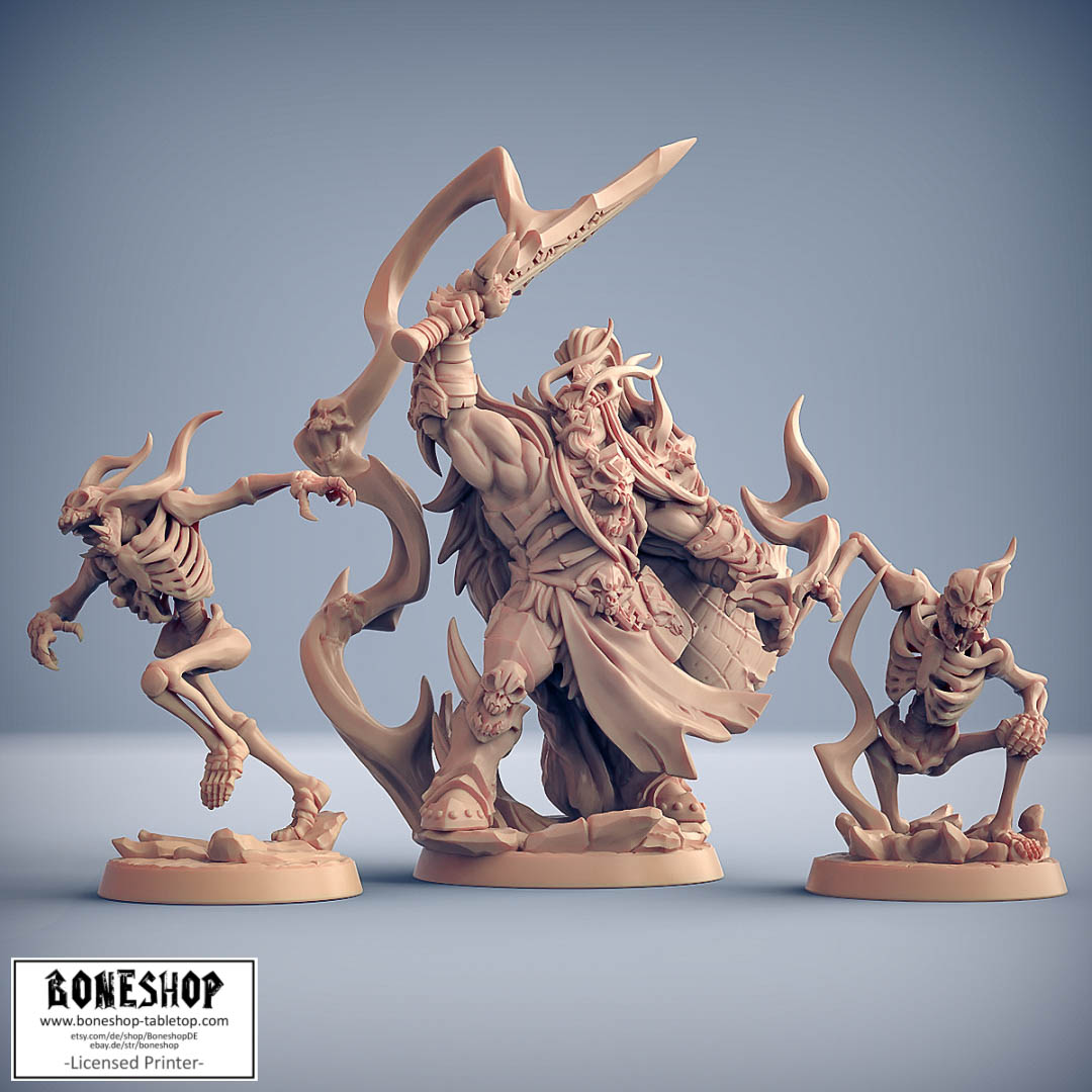 Frostmetal Clan „Kentargh + Skeletons" Artisan Guild | 28mm - 35mm | Boneshop