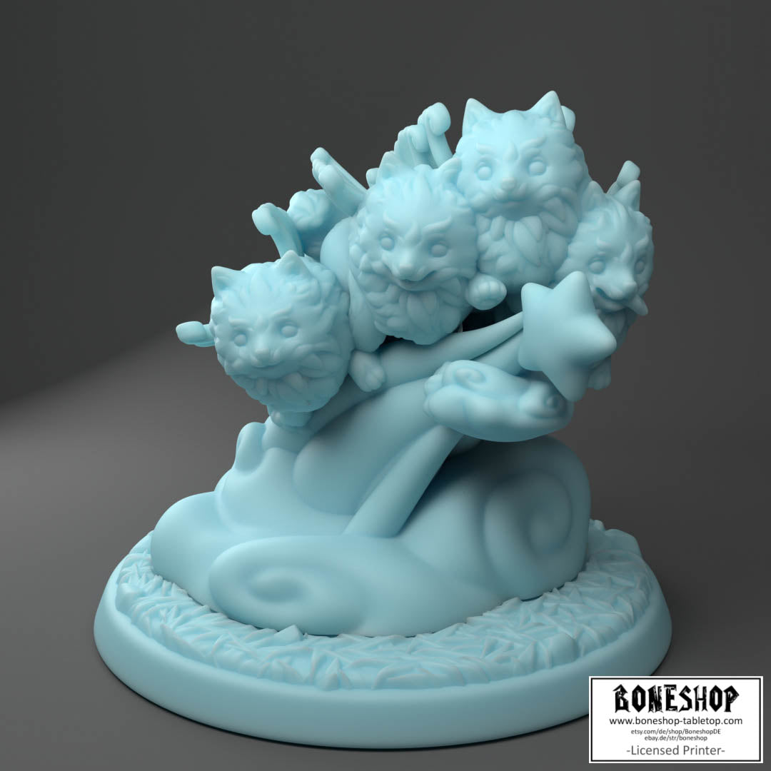 Twin Goddess Miniatures „Pomeranian Fairy Swarm" 28mm | 32mm | 3D | Boneshop