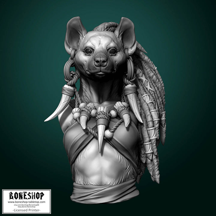 Bust „Meirsoa Gnoll Matriarch“ White Werewolf Tavern | 28mm-35mm | RPG |Boneshop