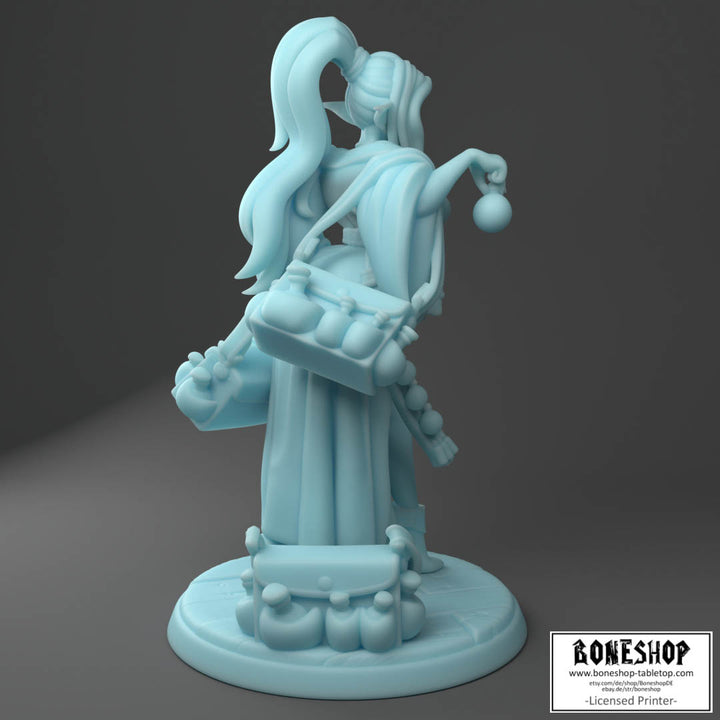 Twin Goddess Miniatures „Silfie the Love Potion maker" 28mm | 32mm |3D |Boneshop