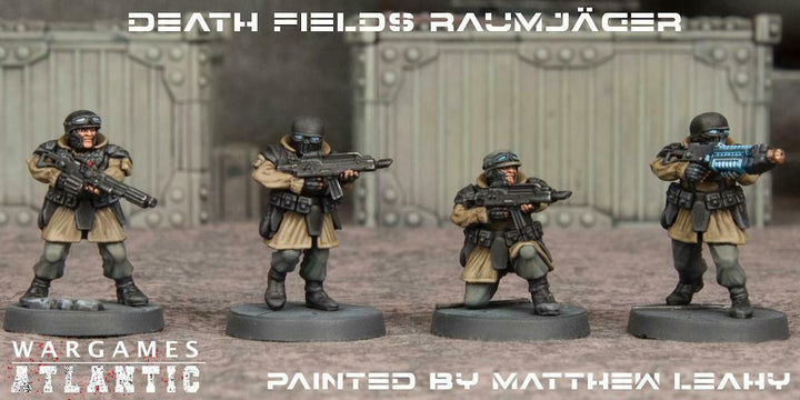 Death Fields „Raumjäger Infantry“ BASE-Bundle Wargames Atlantic | 28mm |Boneshop