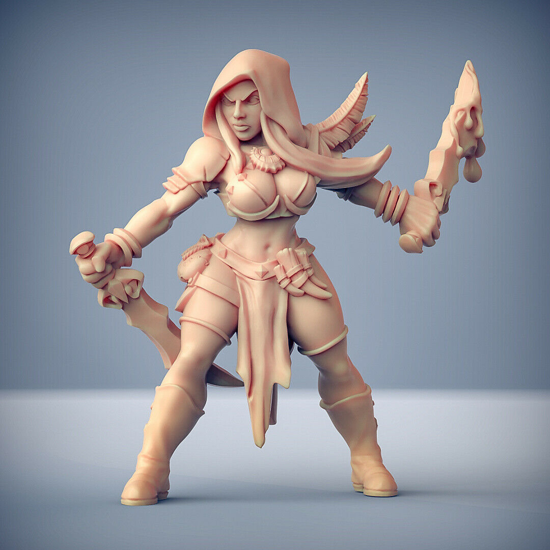 Gladiator Tribe „Livia Assassin Heroine - 1“ Artisan Guild | 28mm-35mm| Boneshop