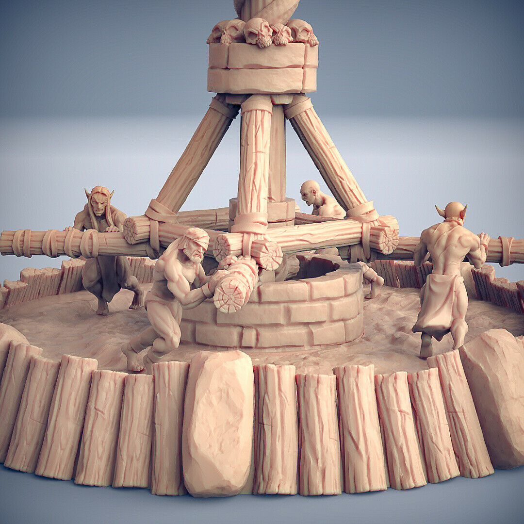 Gladiator Tribe „Wheel of Pain“ Artisan Guild | 28mm-35mm | DnD | RPG | Boneshop