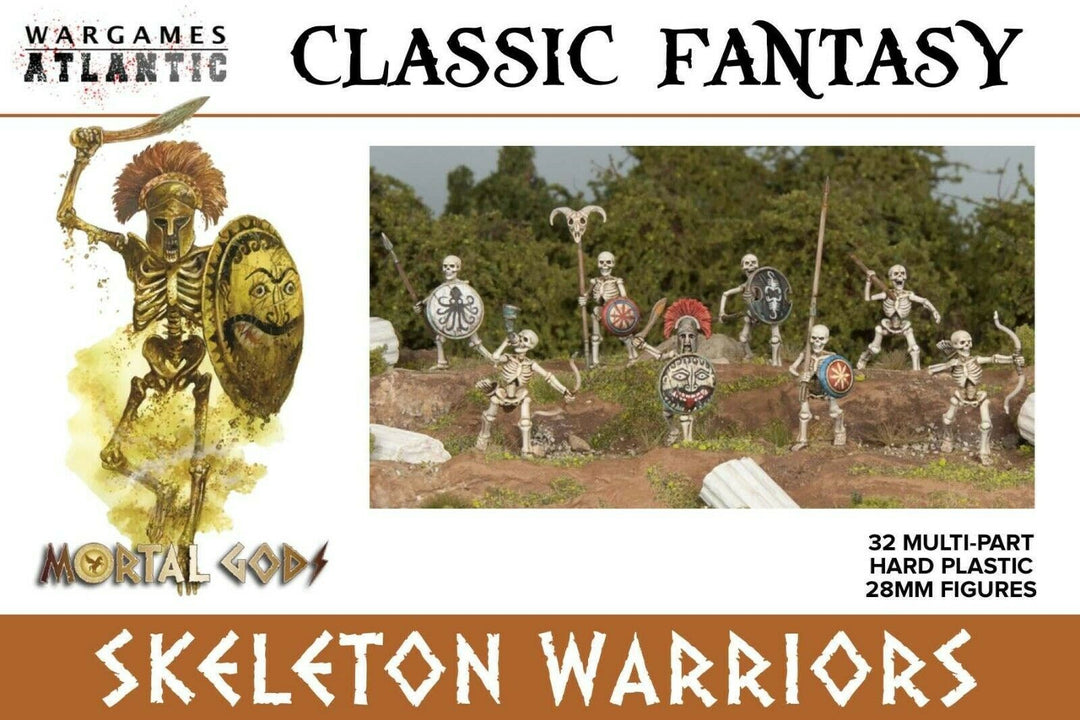Classic Fantasy „Skeleton Warriors“ BASE-Bundle Wargames Atlantic 28mm Boneshop