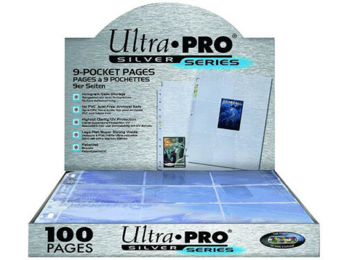 1 Seite Ultra Pro silver series A4 9 Pocket Page