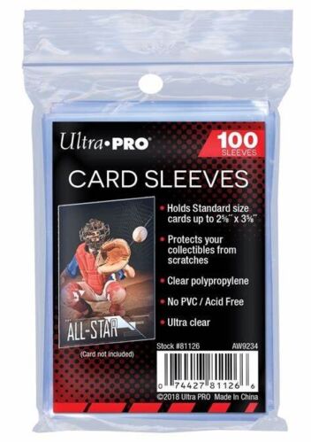 Ultra Pro Card Sleeves 1x 100 sleeves