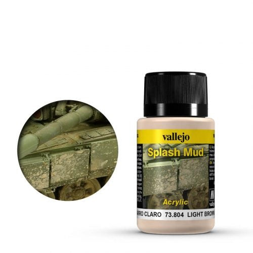 Vallejo Weathering Effects Splash Mud Light Brown 40 ml